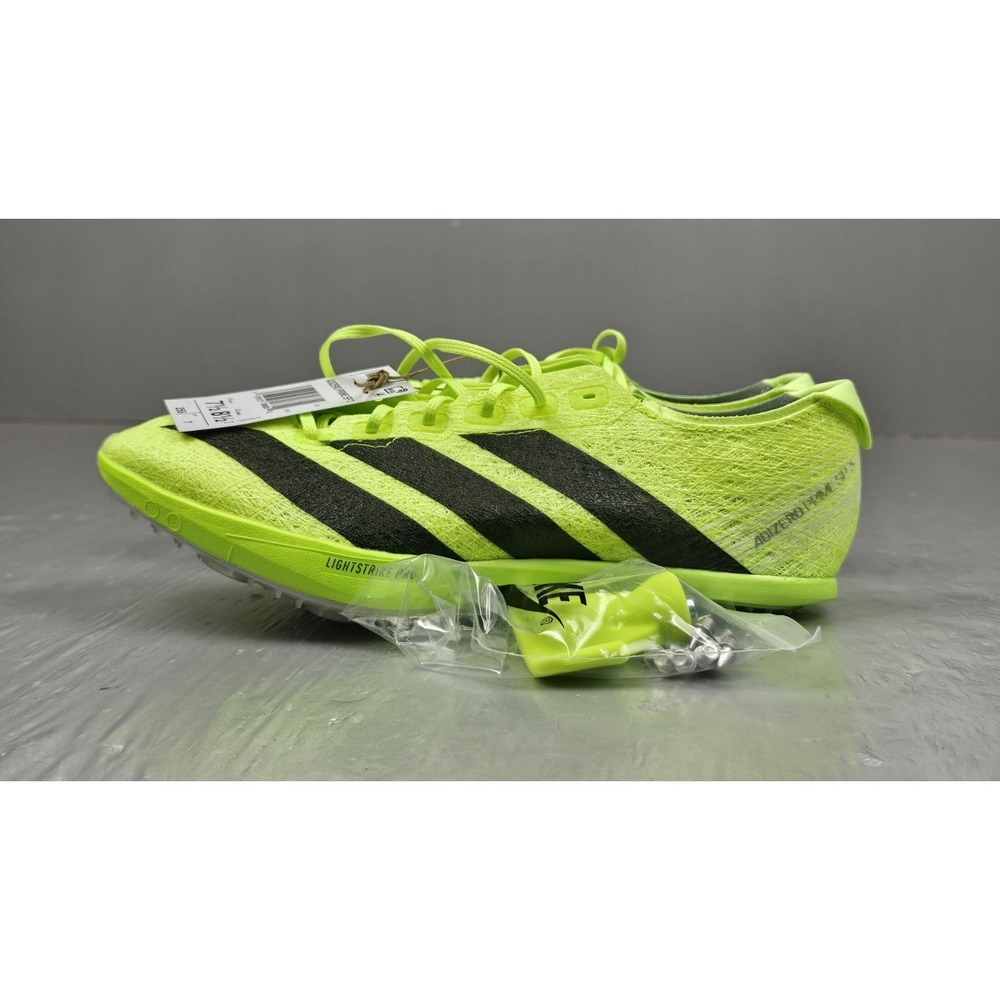 Adidas Adizero Prime SP 3 Track Spikes Mens 8.5  Strung Lucid Lemon IH5800 NWT
